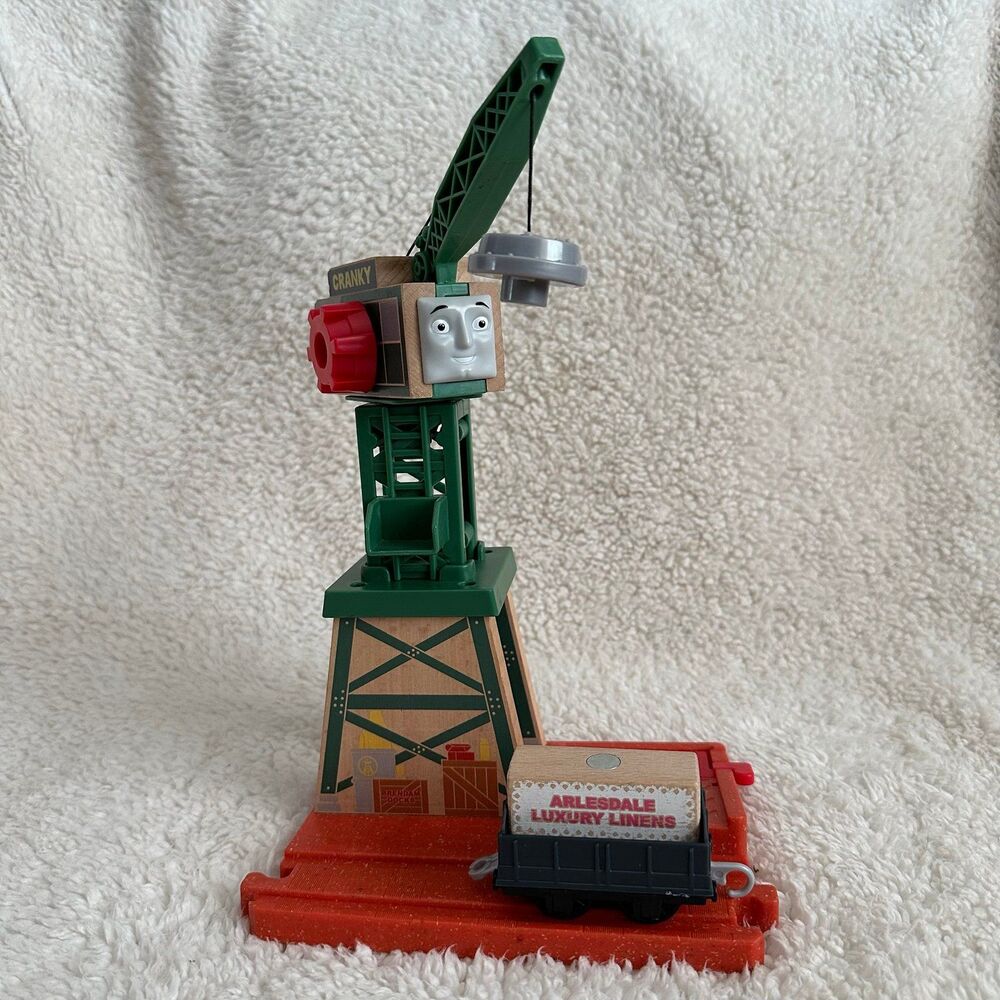 Mattel Green and Red Cranky Crane Playset
